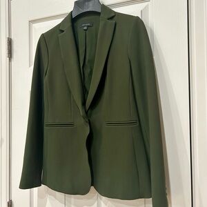 Women's Olive Green Blazer by Ann Taylor